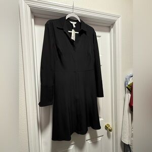 SPANX Black Long Sleeve Dress- STUNNING BNWT size Medium